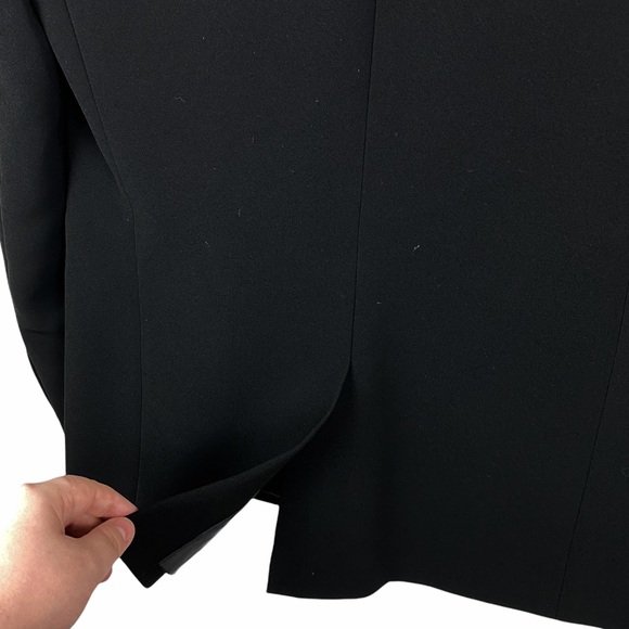 Calvin Klein Lined Single Button Tailored Black Blazer Suit Jacket - Picture 10 of 13